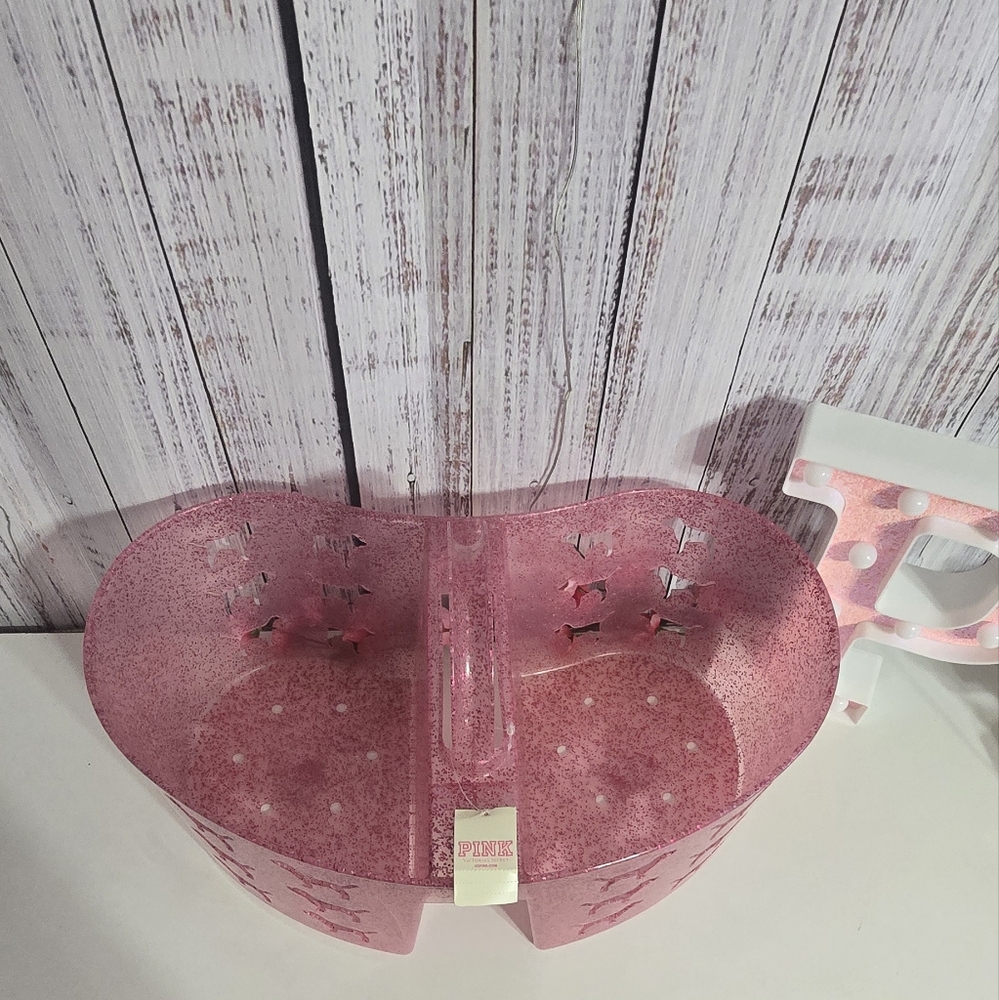 VS PINK Dog Shower Caddy Pink Sparkle - Picture 2 of 4